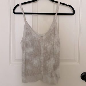 Abercrombie & Fitch Tie Dye Knit Cropped Tank